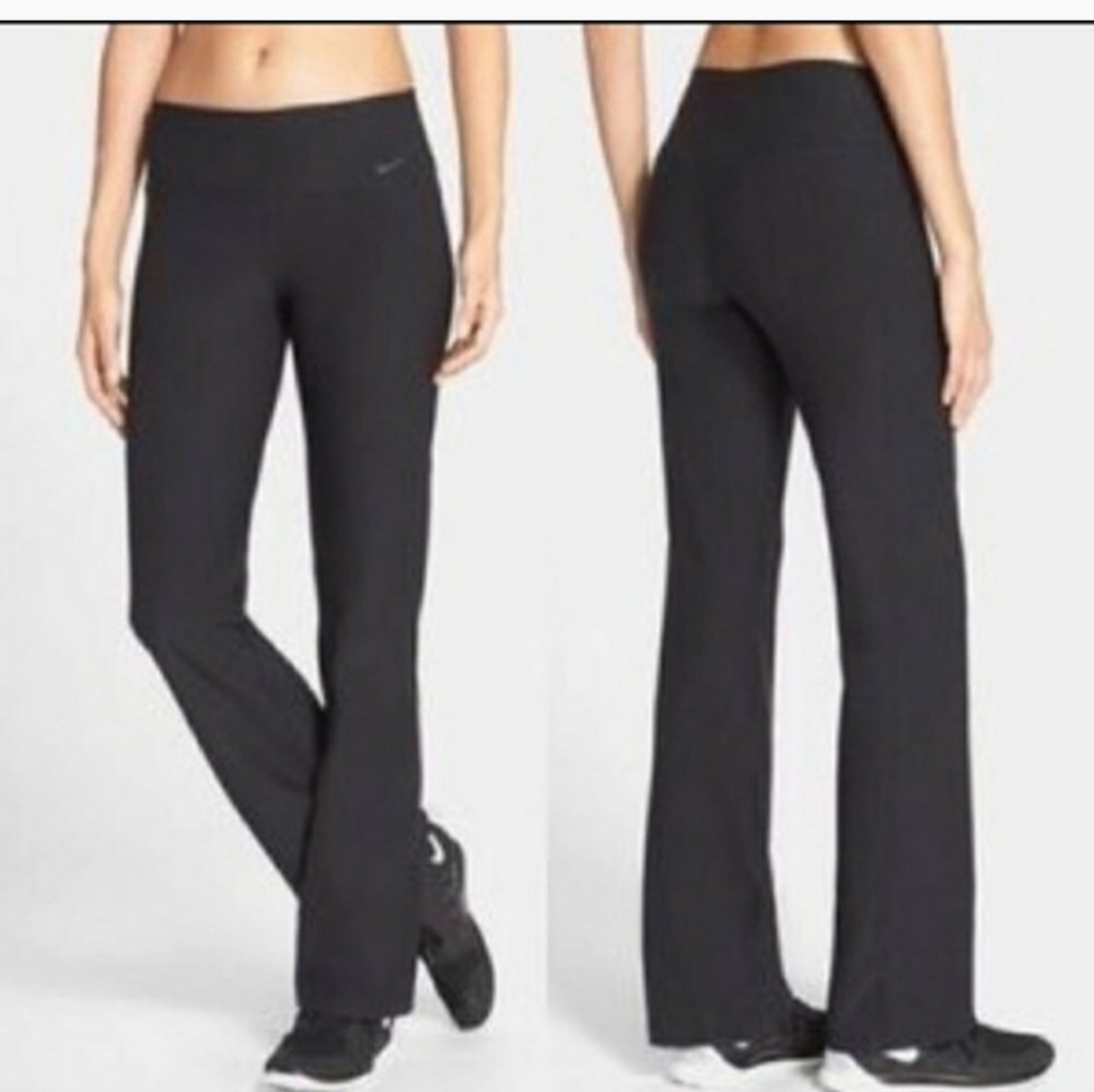 NIKE Black Yoga Pants Dri-Fit Ten/1 Small